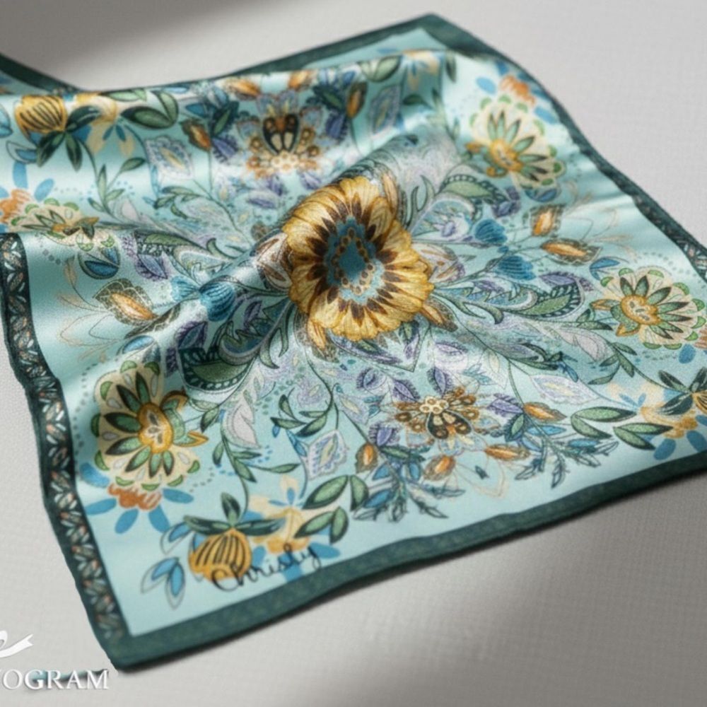 Floral Patterned Scarf - Picture 2 of 5